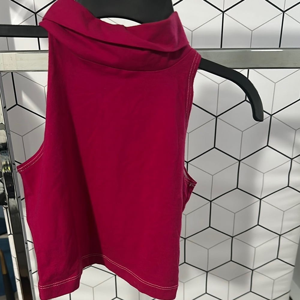 Sleeveless Pink Top